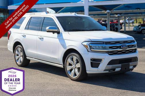 Star White Metallic Tri-Coat 2023 Ford Expedition Platinum