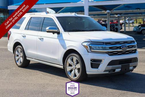 Star White Metallic Tri-Coat 2023 Ford Expedition Platinum