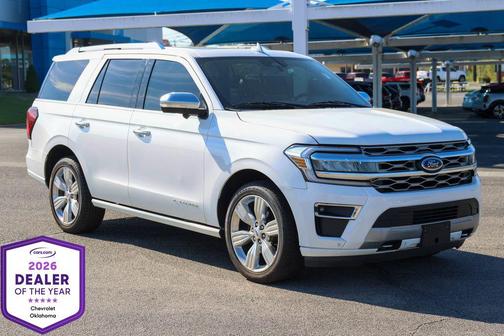 Star White Metallic Tri-Coat 2023 Ford Expedition Platinum