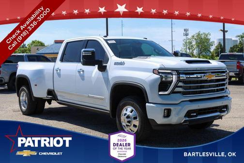 Polar White Tricoat 2026 Chevrolet Silverado 3500 High Country