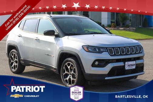 Silver Zynith Metallic Clearcoat 2025 Jeep Compass Limited