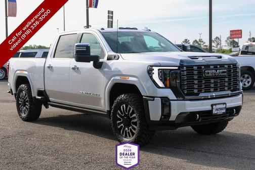 White Frost Tricoat 2024 GMC Sierra 2500 Denali Ultimate