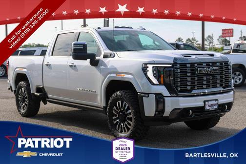 White Frost Tricoat 2024 GMC Sierra 2500 Denali Ultimate