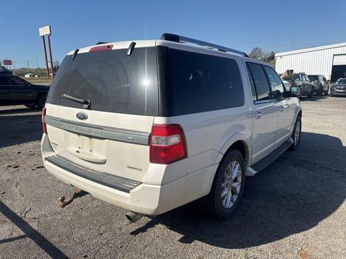 White Platinum Metallic Tri-Coat 2015 Ford Expedition EL Limited