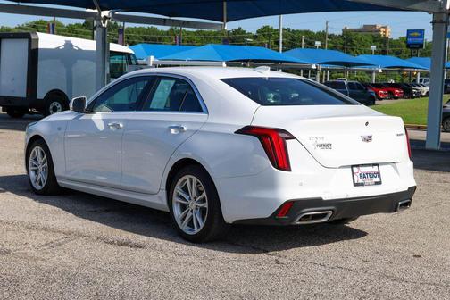Summit White 2024 Cadillac CT4 Luxury