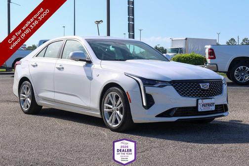 Summit White 2024 Cadillac CT4 Luxury