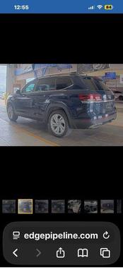 Tourmaline Blue Metallic 2022 Volkswagen Atlas 3.6L SE w/Technology