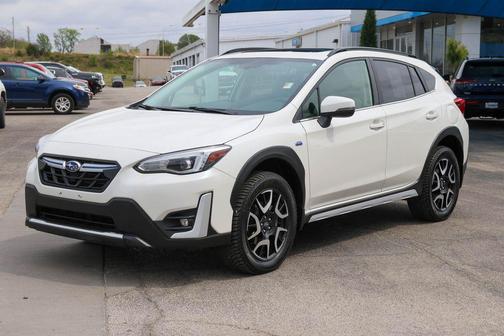 Crystal White Pearl 2021 Subaru Crosstrek Hybrid Base