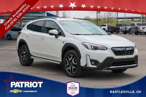 Crystal White Pearl 2021 Subaru Crosstrek Hybrid Base