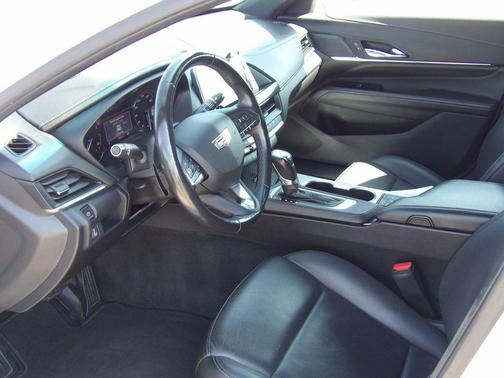 Summit White 2023 Cadillac CT4 Premium Luxury