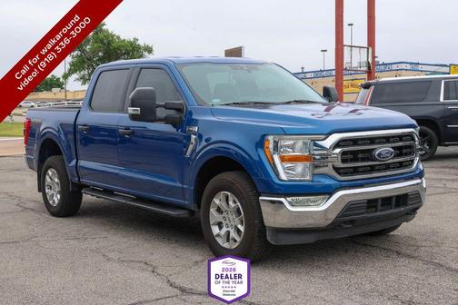 Atlas Blue Metallic 2022 Ford F-150 XLT