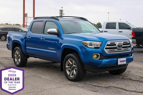 Blazing Blue 2018 Toyota Tacoma Limited