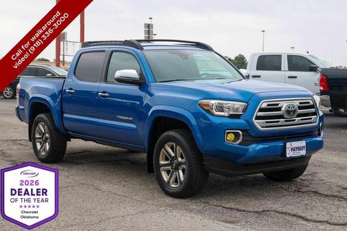Blazing Blue 2018 Toyota Tacoma Limited