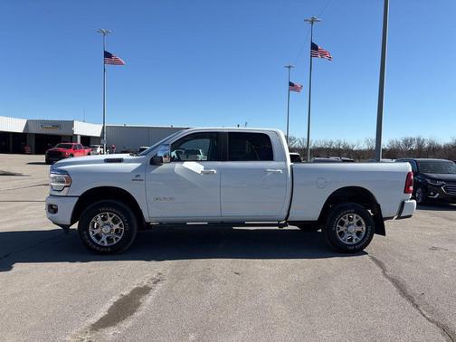 Bright White Clearcoat 2024 RAM 2500 Laramie Crew Cab 4x4 6'4' Box
