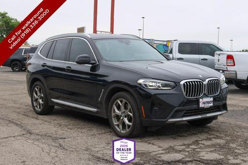 Black Sapphire Metallic 2023 BMW X3 xDrive30i