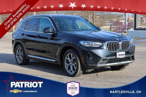 Black Sapphire Metallic 2023 BMW X3 xDrive30i