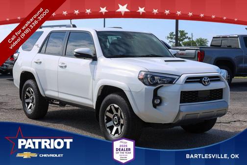 Super White 2021 Toyota 4Runner TRD Off Road Premium