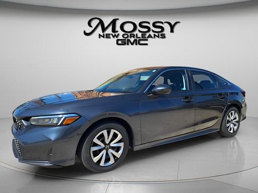 Gray 2025 Honda Civic LX