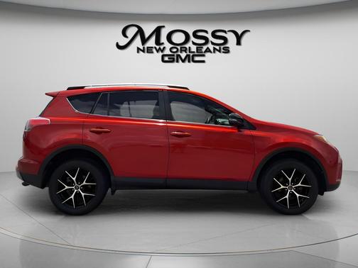 Red 2017 Toyota RAV4 SE