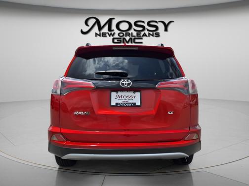 Red 2017 Toyota RAV4 SE