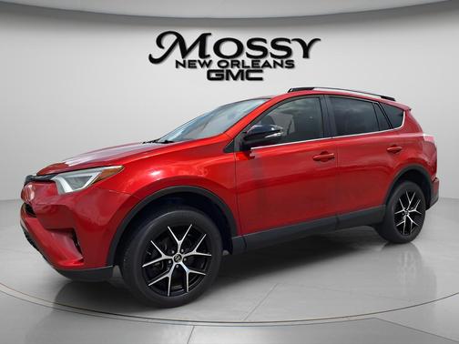 Red 2017 Toyota RAV4 SE