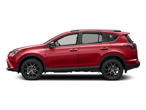 Red 2017 Toyota RAV4 SE
