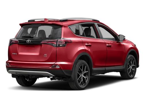 Red 2017 Toyota RAV4 SE