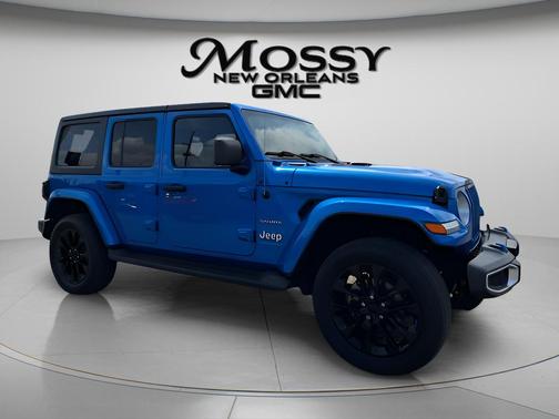 Blue 2023 Jeep Wrangler 4xe Sahara