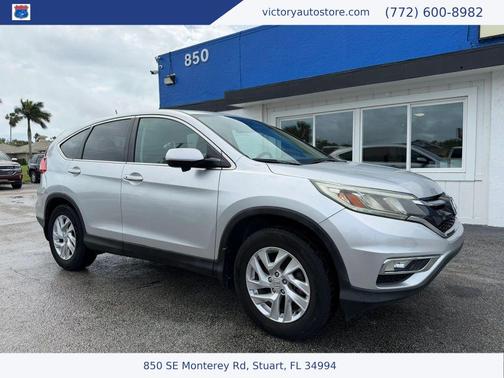 Alabaster Silver Metallic 2015 Honda CR-V EX