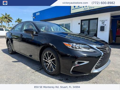 Black 2018 Lexus ES 350 Base
