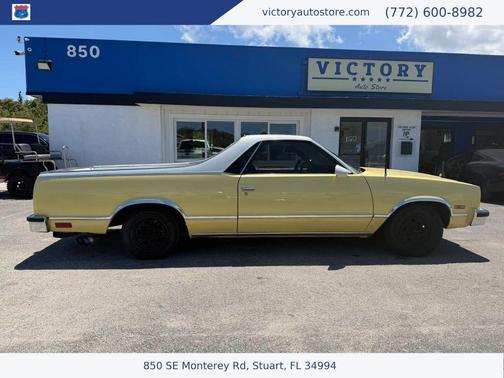 Yellow 1986 Chevrolet El Camino SS