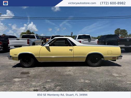 Yellow 1986 Chevrolet El Camino SS