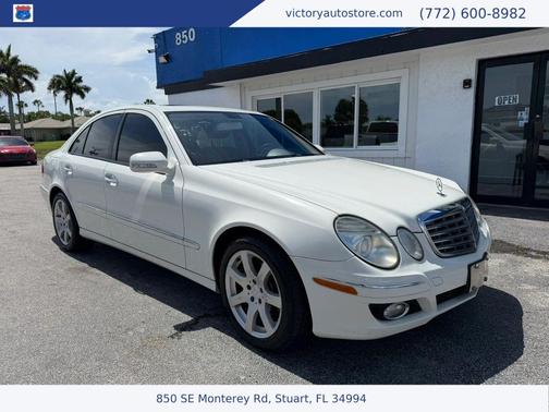 Arctic White 2007 Mercedes-Benz E-Class E 350 Sedan 4D