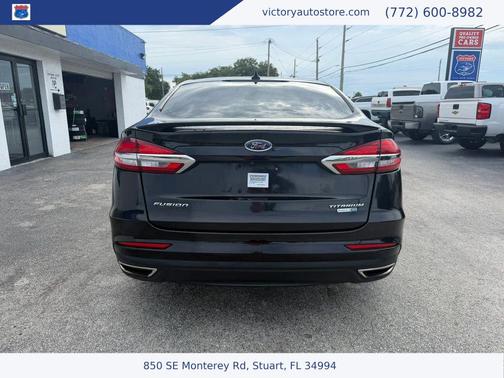 Agate Black Metallic 2020 Ford Fusion Titanium