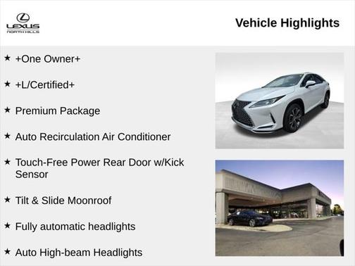 2021 Lexus RX 350 Base