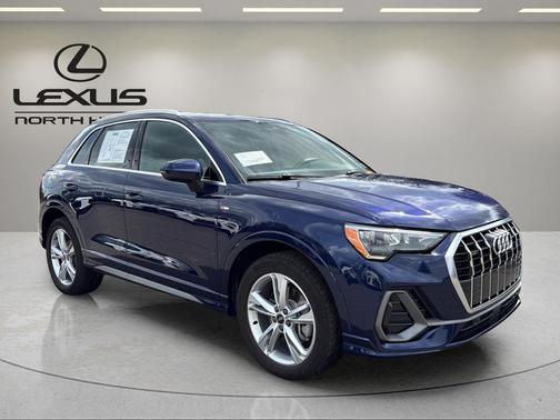 Blue Metallic 2022 Audi Q3 45 S line Premium