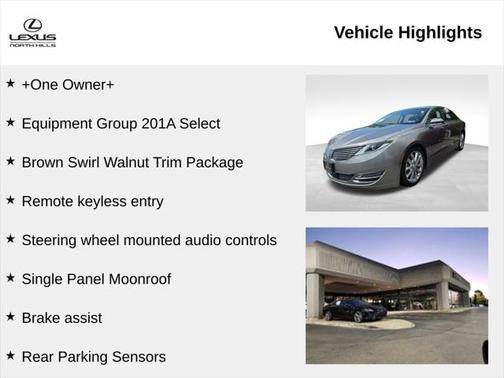 2015 Lincoln MKZ Hybrid Base
