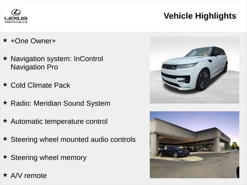 2025 Land Rover Range Rover Sport SE