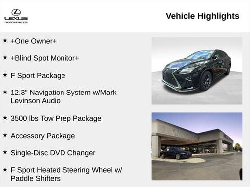 2017 Lexus RX 350 F Sport