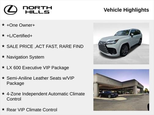 2024 Lexus LX 600 Ultra Luxury