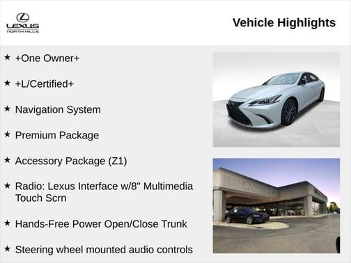 2023 Lexus ES 250 Base