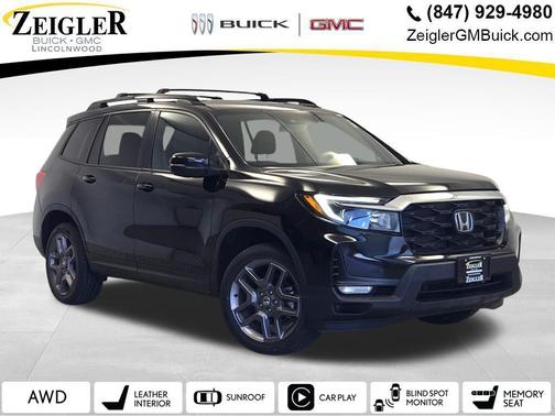 Crystal Black Pearl 2022 Honda Passport AWD EX-L SUV
