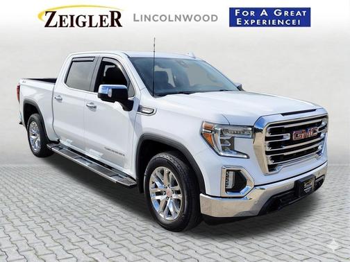 Summit White 2021 GMC Sierra 1500 SLT