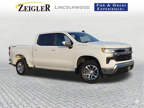 Summit White 2022 Chevrolet Silverado 1500 LT