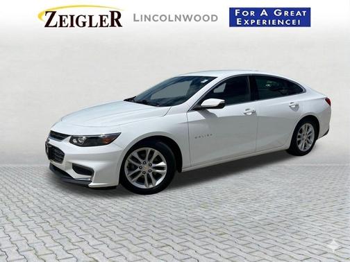 Summit White 2017 Chevrolet Malibu 1LT