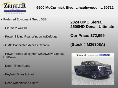Titanium Rush Metallic 2024 GMC Sierra 2500 Denali Ultimate