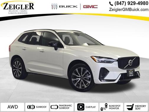 Crystal White Metallic 2025 Volvo XC60 B5 Plus