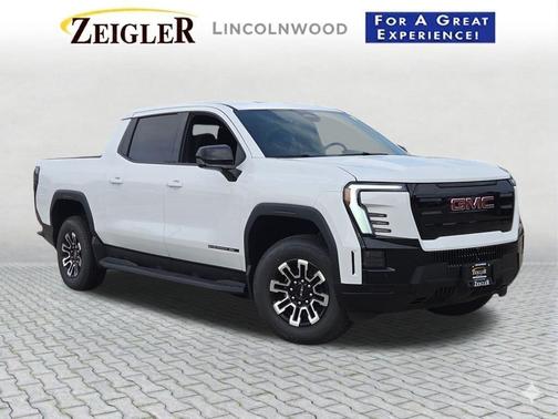 Summit White 2026 GMC Sierra EV Standard Range Elevation