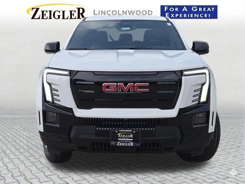 Summit White 2026 GMC Sierra EV Standard Range Elevation