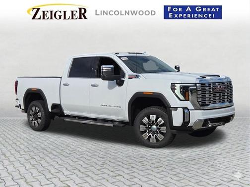 Glacier White Tricoat 2026 GMC Sierra 3500 Denali